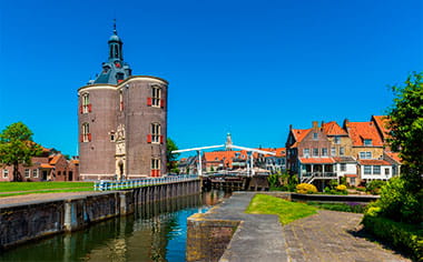 Historic city of Enkhuizen, Netherlands